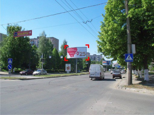 Білборд №91561 в місті Луцьк (Волинська область), розміщення зовнішнішньої реклами, IDMedia-оренда найнижчі ціни!