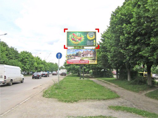 Білборд №91671 в місті Івано-Франківськ (Івано-Франківська область), розміщення зовнішнішньої реклами, IDMedia-оренда найнижчі ціни!