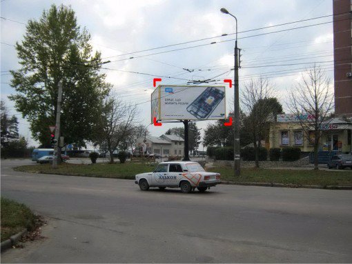 `Билборд №91735 в городе Тернополь (Тернопольская область), размещение наружной рекламы, IDMedia-аренда по самым низким ценам!`