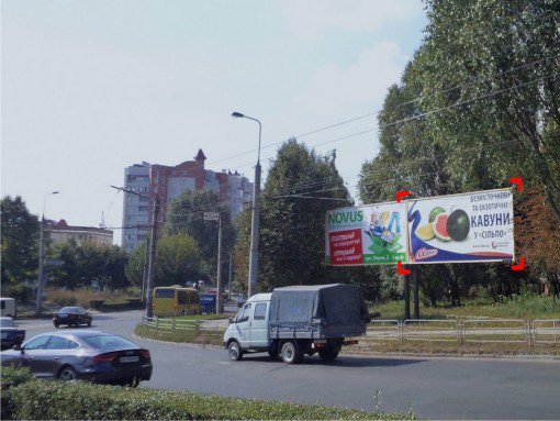 `Билборд №91744 в городе Тернополь (Тернопольская область), размещение наружной рекламы, IDMedia-аренда по самым низким ценам!`