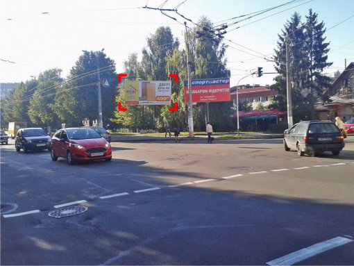 Білборд №91782 в місті Житомир (Житомирська область), розміщення зовнішнішньої реклами, IDMedia-оренда найнижчі ціни!