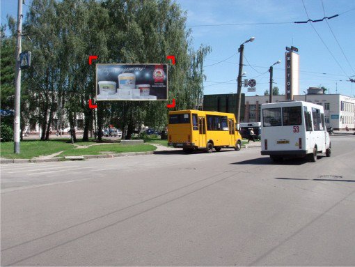 Білборд №91784 в місті Житомир (Житомирська область), розміщення зовнішнішньої реклами, IDMedia-оренда найнижчі ціни!