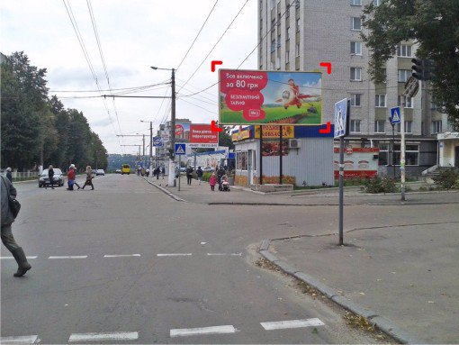Білборд №91788 в місті Житомир (Житомирська область), розміщення зовнішнішньої реклами, IDMedia-оренда найнижчі ціни!