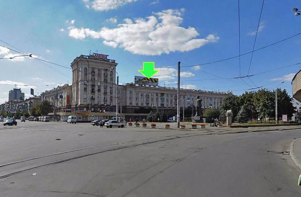 Брандмауер №94329 в місті Дніпро (Дніпропетровська область), розміщення зовнішнішньої реклами, IDMedia-оренда найнижчі ціни!