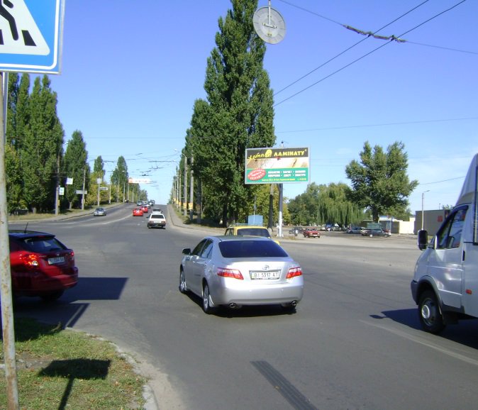 Білборд формат призма 3x6 №94705 в городе Кременчук (Полтавська область) Білборд №94705 в місті Кременчук (Полтавська область), розміщення зовнішнішньої реклами, IDMedia-оренда найнижчі ціни!