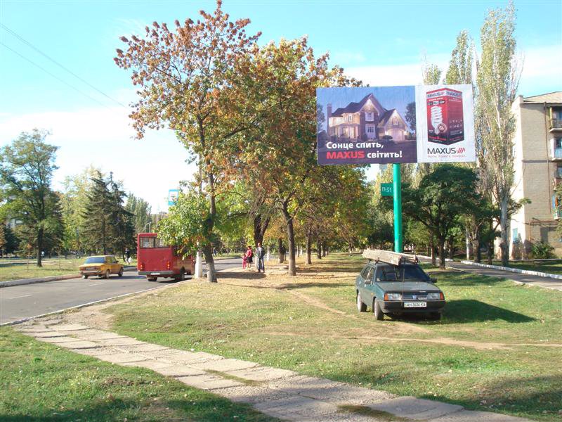 Білборд №95064 в місті Дружківка (Донецька область), розміщення зовнішнішньої реклами, IDMedia-оренда найнижчі ціни!