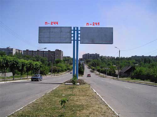 Білборд №95091 в місті Єнакієве (Донецька область), розміщення зовнішнішньої реклами, IDMedia-оренда найнижчі ціни!