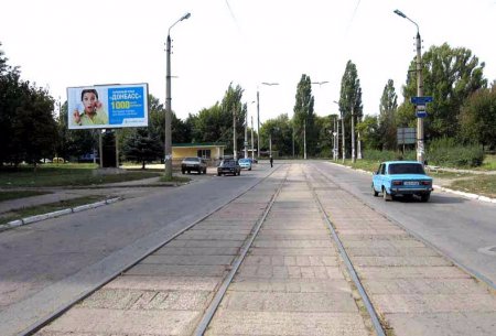 Білборд №95295 в місті Краматорськ (Донецька область), розміщення зовнішнішньої реклами, IDMedia-оренда найнижчі ціни!