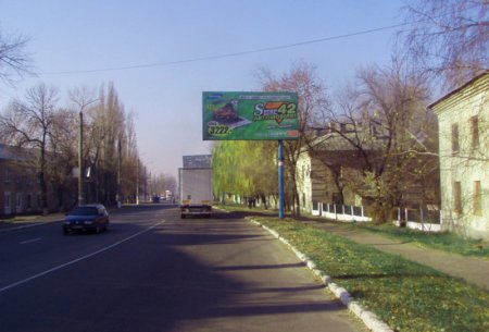 Білборд №95334 в місті Лисичанськ (Луганська область), розміщення зовнішнішньої реклами, IDMedia-оренда найнижчі ціни!