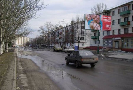 Білборд №95340 в місті Лисичанськ (Луганська область), розміщення зовнішнішньої реклами, IDMedia-оренда найнижчі ціни!