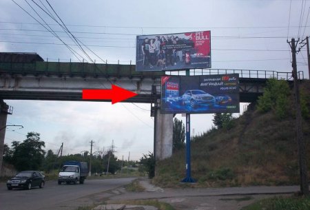 Білборд №95359 в місті Маріуполь (Донецька область), розміщення зовнішнішньої реклами, IDMedia-оренда найнижчі ціни!