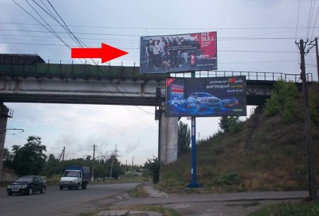Білборд №95360 в місті Маріуполь (Донецька область), розміщення зовнішнішньої реклами, IDMedia-оренда найнижчі ціни!