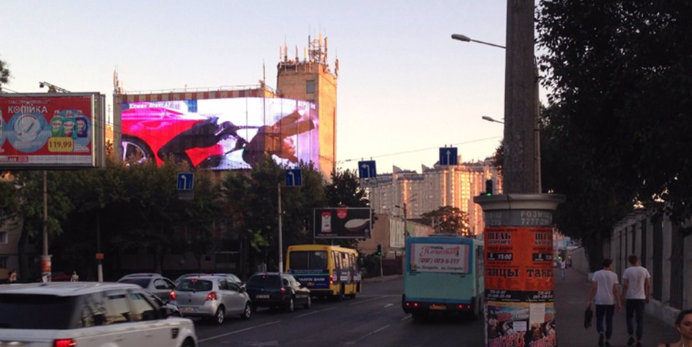 `Экран №96376 в городе Одесса (Одесская область), размещение наружной рекламы, IDMedia-аренда по самым низким ценам!`