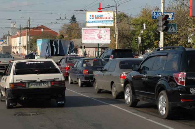 `Билборд №96517 в городе Житомир (Житомирская область), размещение наружной рекламы, IDMedia-аренда по самым низким ценам!`